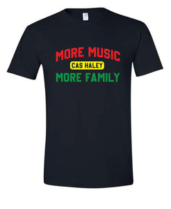 More Music, More Family Reggae T-Shirt